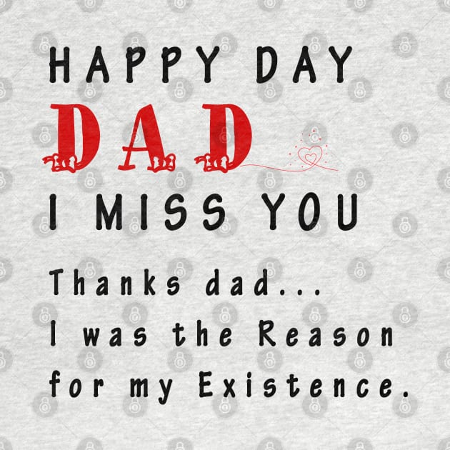 dad i miss you by Arimasstore